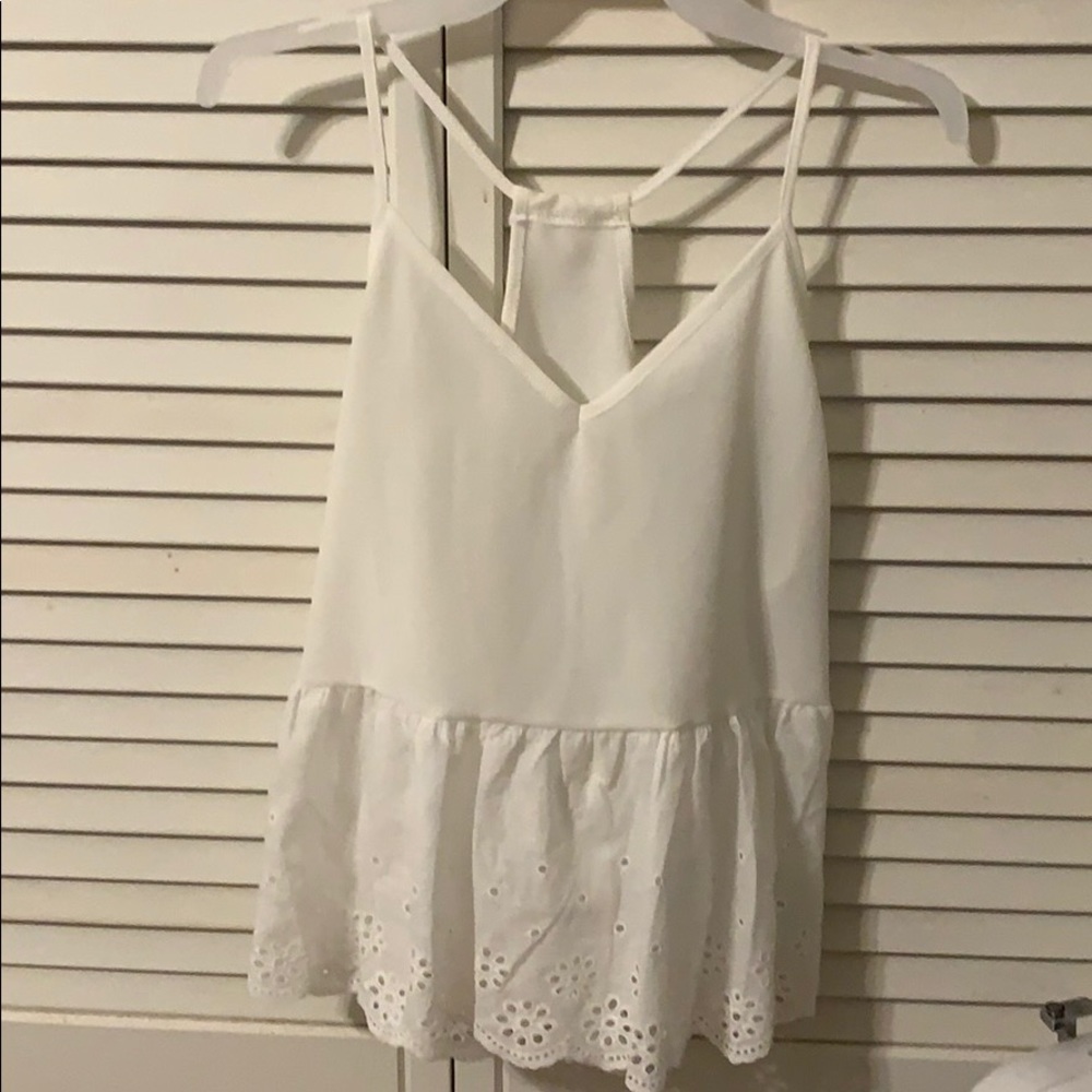White tank top